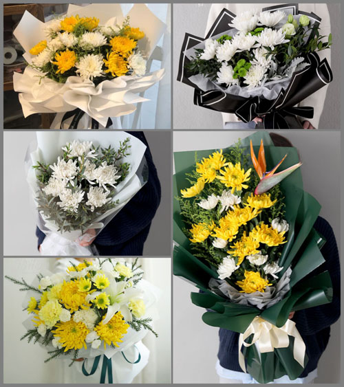湖北随州市随县安居镇张家河村白事花束代送